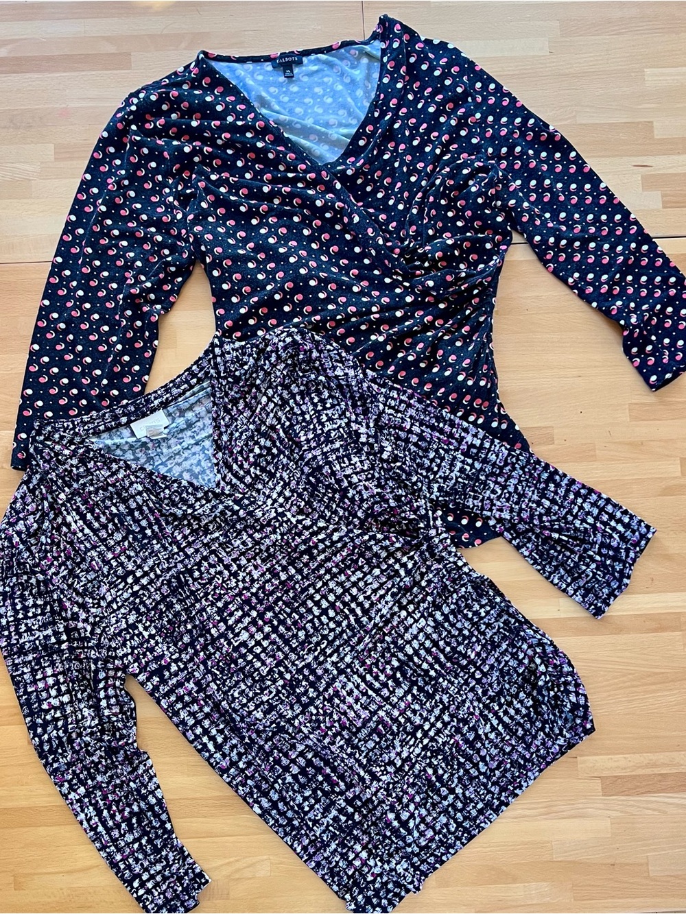 Bundle Chicos & Talbots Wrap Tops XL